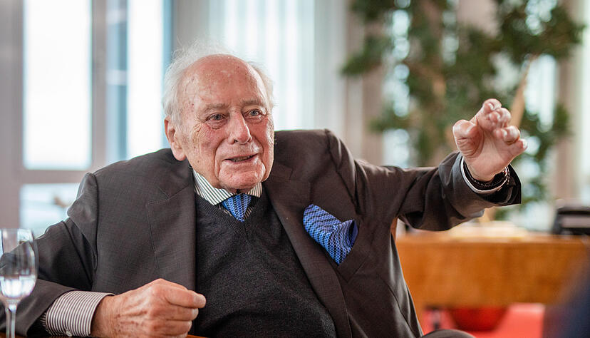 Der Künzelsauer Unternehmer Reinhold Würth hat sich erneut zur Vier-Tage-Woche geäußert. Foto: Archiv Der Künzelsauer Unternehmer Reinhold Würth hat sich erneut zur Vier-Tage-Woche geäußert. Foto: Archiv