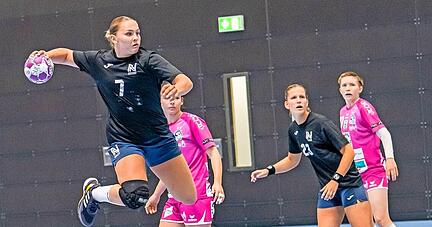 Angunn Gudmestad erzielte in der Gruppenphase zehn Tore und war damit am Samstag treffsicherste Spielerin der Sport-Union.
 Foto: Christiana Kunz