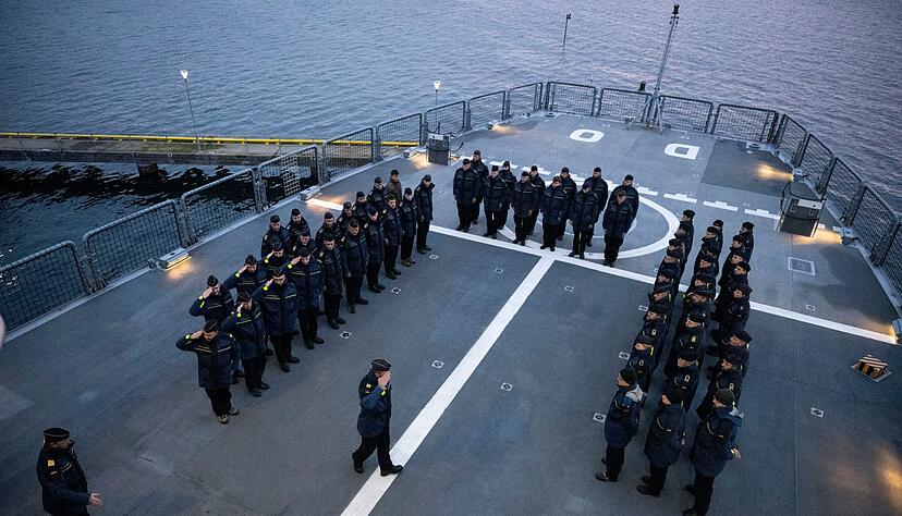 Auch die Abwehr feindlicher Drohnen &uuml;ben die Soldaten.