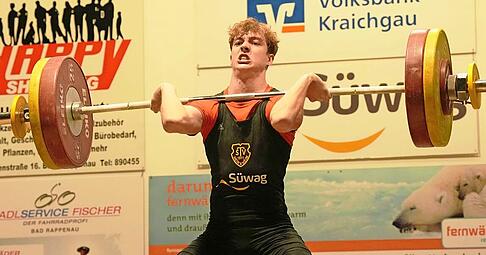 Heinsheims Zweitliga-Heber Roi Tayler Pfister hat in Augsburg eine persönliche Bestmarke im Stoßen aufgestellt.