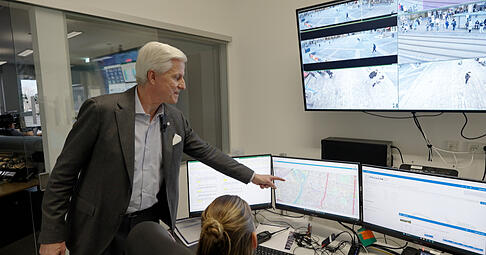 Die neue 360 Grad-Folge gibt Einblicke in das Kontrollzentrum der Video-&Uuml;berwachung auf dem Heilbronner Marktplatz.