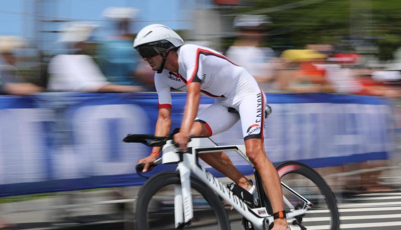 Triathlet Boris Stein hat das Halbdistanz-Rennen in Zell am See in 4:02:50 Stunden gewonnen.&nbsp;Foto: Bruce Omori
