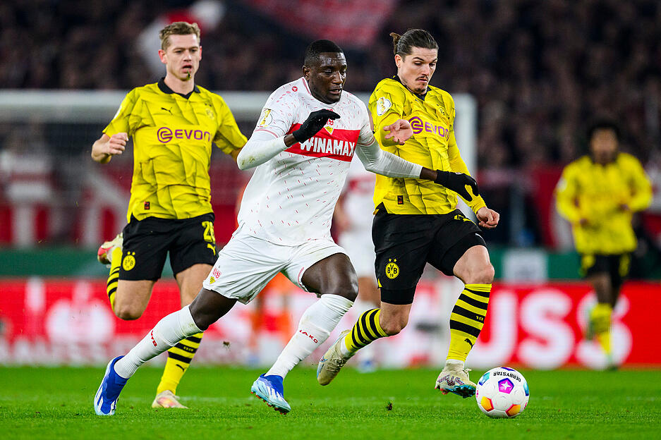 Guirassy ist einer der besten Torschützen der Saison 2023/24.  Der VfB-Stürmer kämpft unter anderem mit Harry Kane von Bayern München um die Torjäger-Krone.
