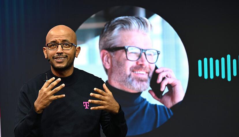 Telekom-Technologievorstand Abdu Mudesir möchte bald loslegen mit dem KI-Assistenten. Telekom-Technologievorstand Abdu Mudesir möchte bald loslegen mit dem KI-Assistenten.