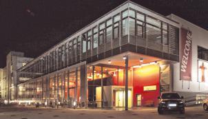 Der Intersport-Veranstaltungscenter Redblue setzt auf Messen und gro&szlig;e Firmen-events. Hier d&uuml;rfte es zu &Uuml;berschneidungen mit W&uuml;rth kommen.Foto: Archiv/Dirks