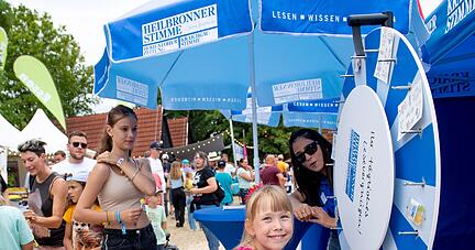 Beim Stimme-Gl&uuml;cksrad gab es f&uuml;r Gro&szlig; und Klein viele tolle Preise zu gewinnen. Auch die 5000 Lose f&uuml;r den guten Zweck waren begehrt.