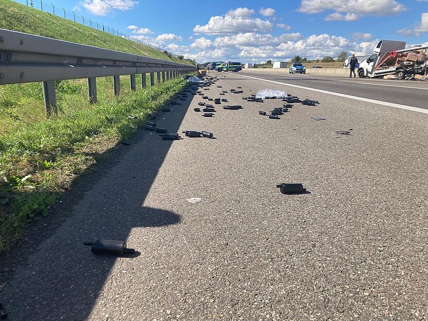 Schwerer Unfall auf der A6 Schwerer Unfall auf der A6