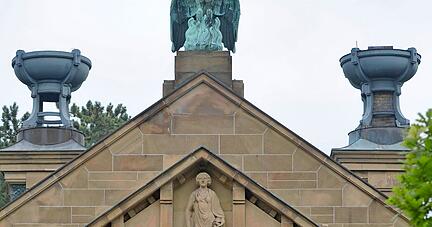 Das Heilbronner Krematorium von 1905 ist das älteste in Württemberg.
Foto: Berger