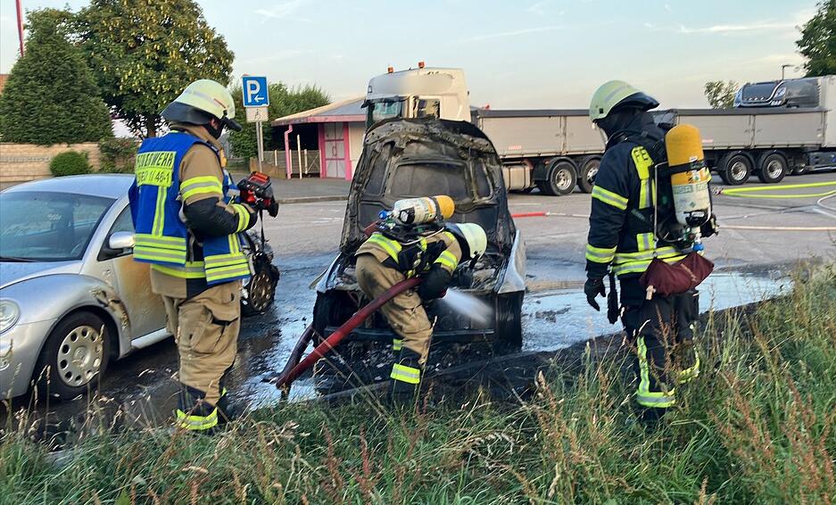 Die Feuerwehr hatte den Brand rasch unter Kontrolle.