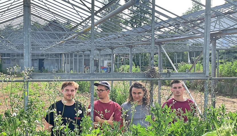 Komplex, verkopft und mit einem Gespür für Melodien: On The Roof sind (von links) Sebastian Klug, Florian Arlt, Steffen Beurer und Michel Schulze. 
Foto: privat
