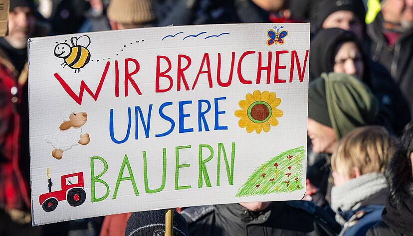 In ganz Deutschland gab es am Montag heftige Bauernproteste.