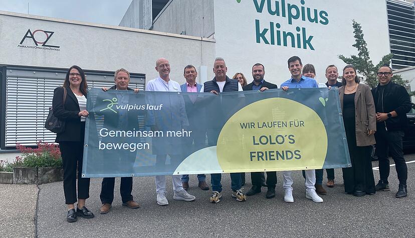 Beim 18. Vulpiuslauf gehen die Teilnehmer für den Verein "Lolo's Friends" auf die Strecke durch den Bad Rappenauer Stadtwald.
