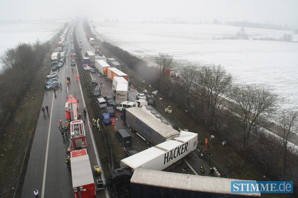 A6-Massenkarambolage | 19.02.