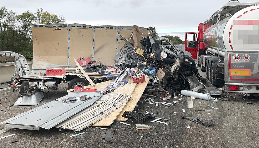 Schwerer Unfall auf der A6 bei Kirchardt