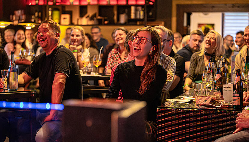 Pointen auf Wanderschaft.