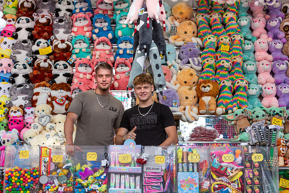 Vorletzter Abend auf dem Heilbronner Volksfest 2024.