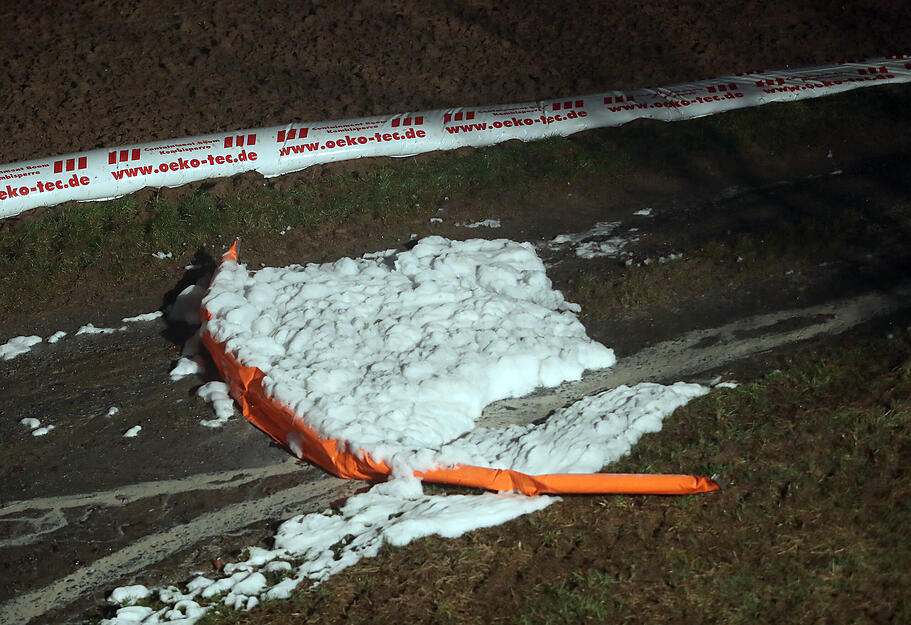 Brennender Gefahrgut-Lkw
