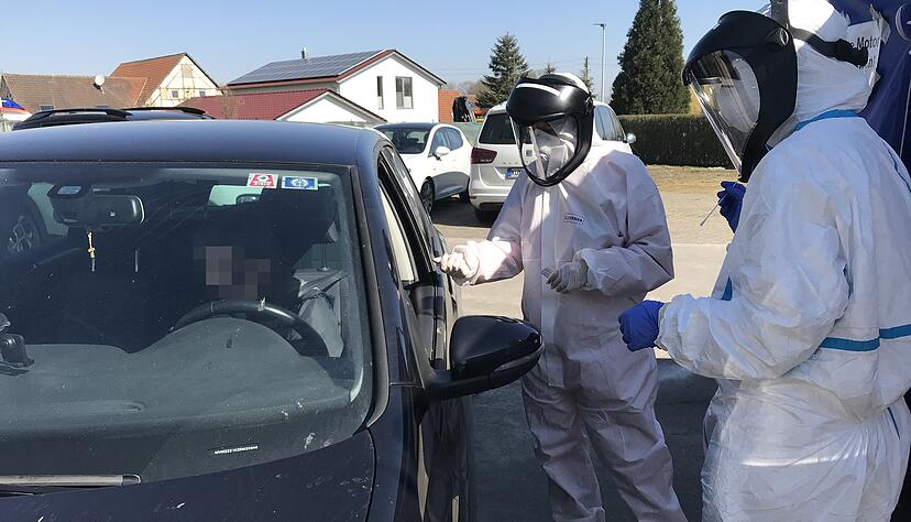 Für den Moment herrscht kein Bedarf mehr an der Teststelle in Belzhag. Foto: Archiv/Tscherwitschke