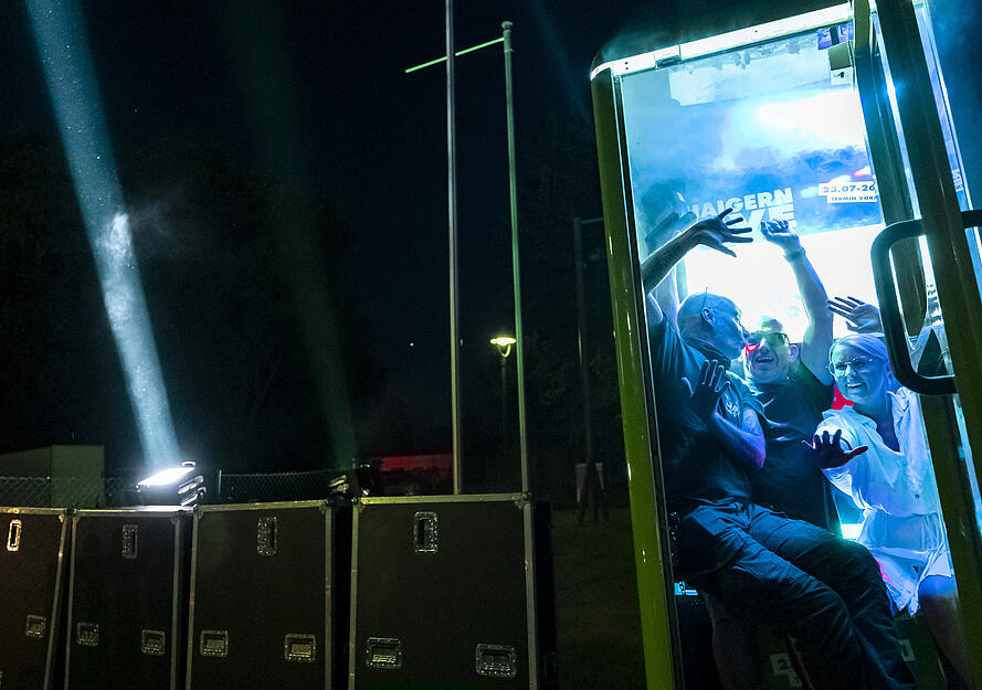 Haigern-live in einer Festival-Box Haigern-live in einer Festival-Box