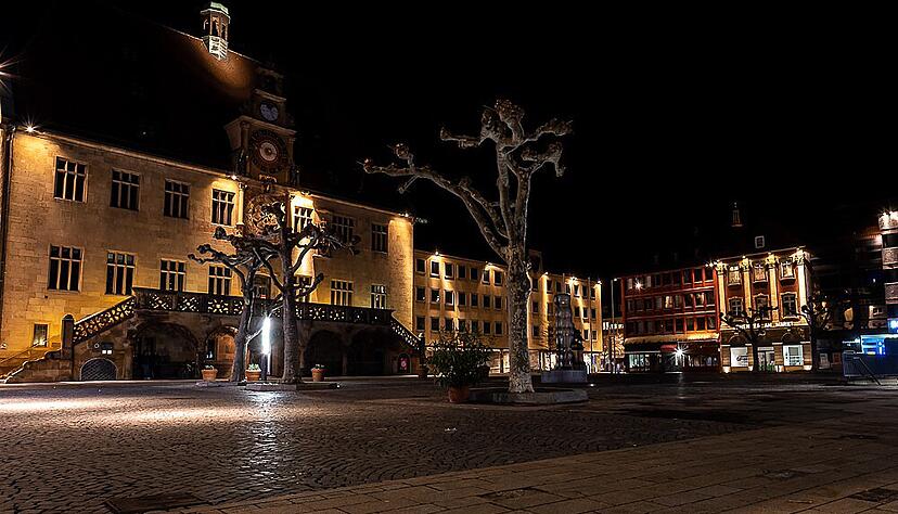 Earth Night in Heilbronn: Am Dienstagabend sollen auf dem Marktplatz &uuml;ber Nacht alle Lichter ausgehen. Foto: Tina Schulze