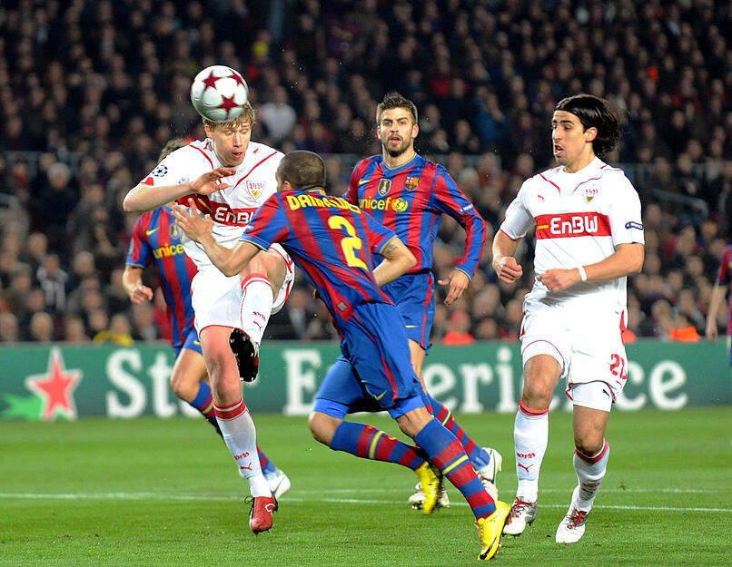 Im Camp Nou, der Heimspielstätte des FC Barcelona, verabschiedete sich der VfB Stuttgart dann aus der Champions League.