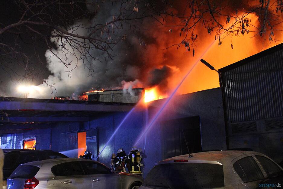 Brand in der Dieselstra&szlig;e | 29.1.