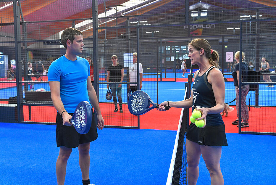 Lesersommer Padel im Sportivo mit der Frauen-Bundestrainerin