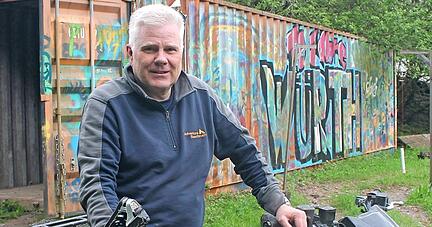 Reiner Kraus betreibt den Adventure Steinbruch in Nitzenhausen seit 2002.