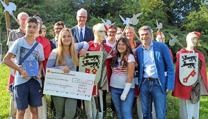 Den ersten Platz bei den weiterf&uuml;hrenden Schulen hat die August-Weygang-Gemeinschaftsschule mit ihrer R&ouml;merkohorte belegt.Foto: Regina Koppenh&ouml;fer