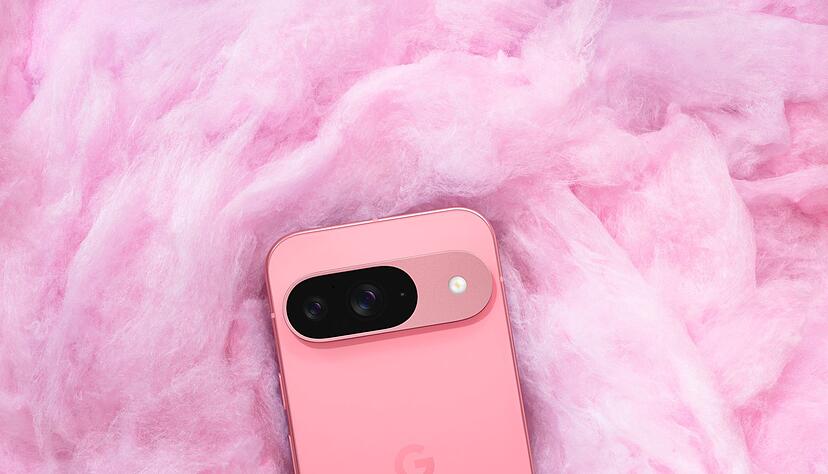 Pink ist eine Option: Daneben bietet Google das Pixel 9 (ab 900 Euro) auch in den Farben Schwarz, Lindgr&uuml;n und Altwei&szlig; an.