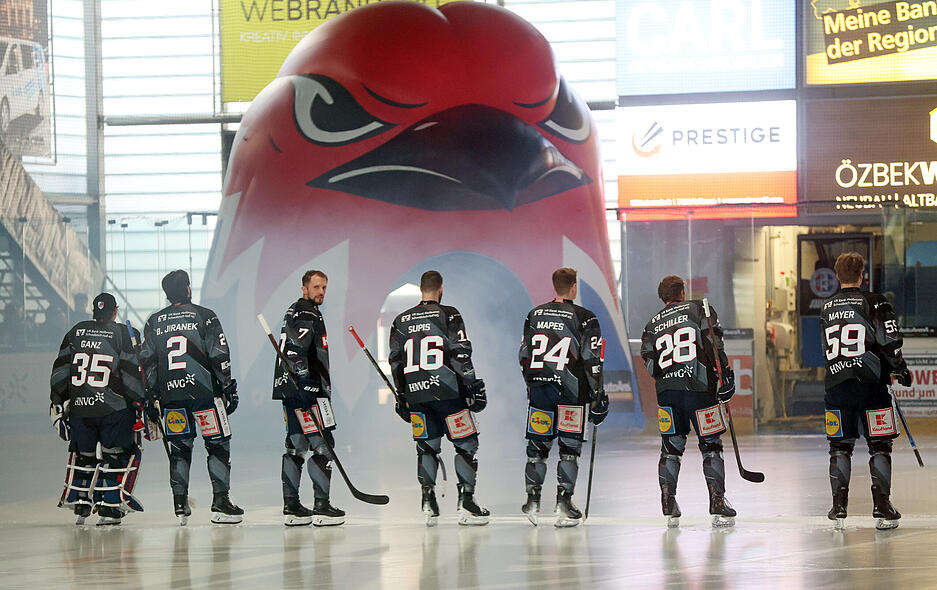 Im Halbfinale der Playoffs treffen die Heilbronner Falken auf die Hannover Scorpions.