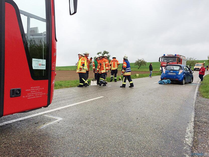 Schwerer Unfall bei Gundelsheim Schwerer Unfall bei Gundelsheim