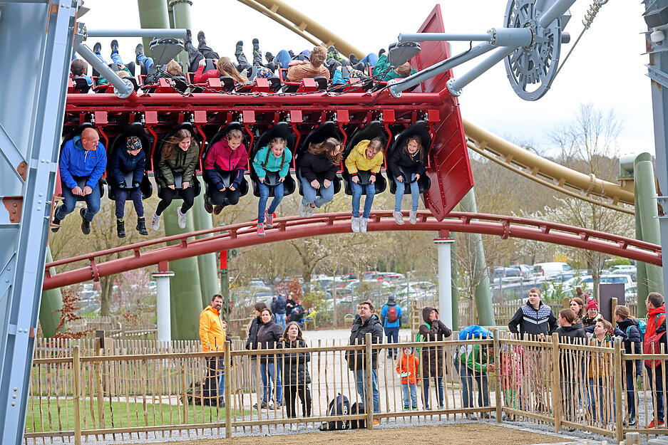Die "Wilde Gautsche" ist die Neuheit im Freizeitpark. Die "Wilde Gautsche" ist die Neuheit im Freizeitpark.