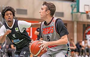 Viele Angriffe liefen im Spiel der Heilbronn Reds über Neuzugang Arnau López.