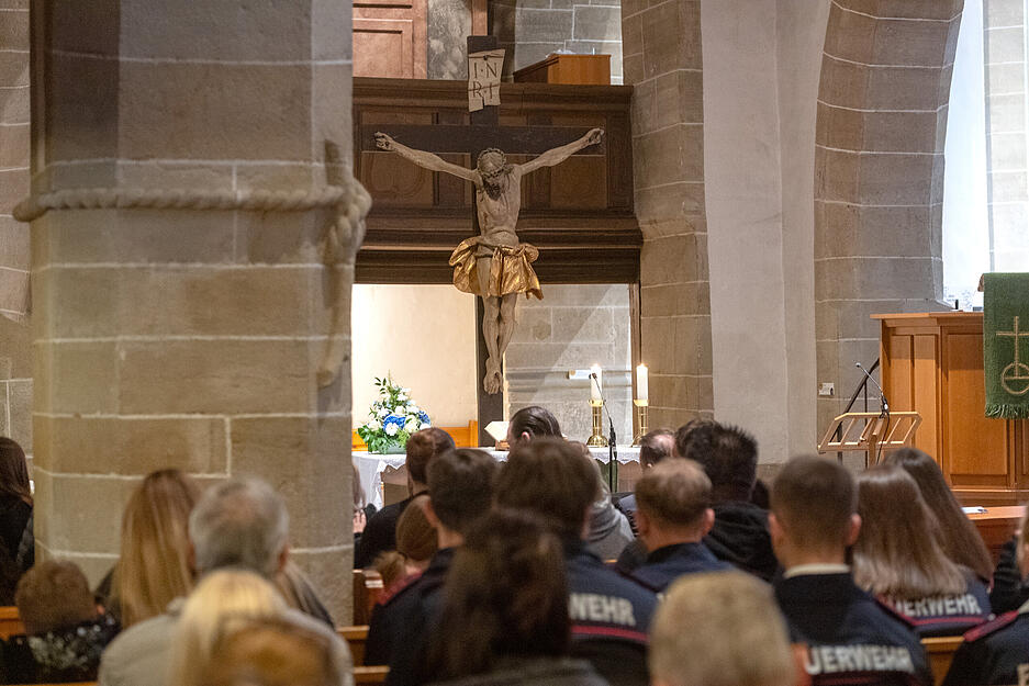 Am frühen Dienstagabend fand in der St. Laurentiuskirche in Niedernhall eine Gedenkfeier statt.