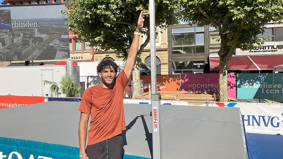 Mit internationalen Top-Athleten findet hier am Wochenende das Hochsprung-Meeting statt.