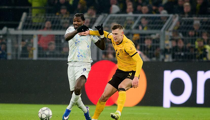 Umk&auml;mpftes Duell von Dortmund und Inter.