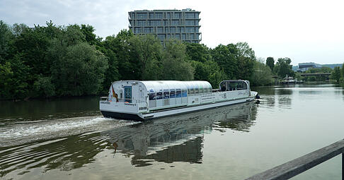 Das Motorschiff Käthchen hat die Weiße Flotte Heidelberg eigens für Heilbronn umgebaut Das Motorschiff Käthchen hat die Weiße Flotte Heidelberg eigens für Heilbronn umgebaut