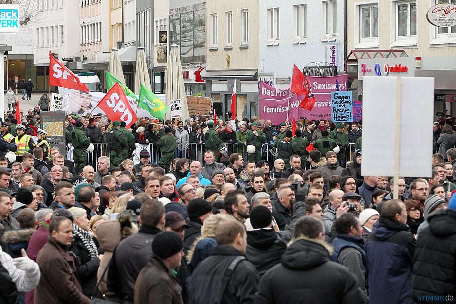 Demos Heilbronner Innenstadt | 07.02.