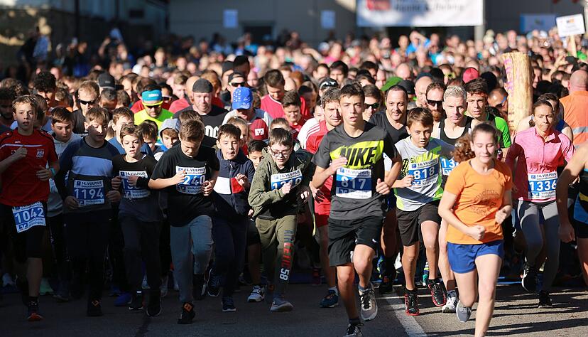 Knapp 1000 Teilnehmer ging beim Vulpiuslauf an den Start.