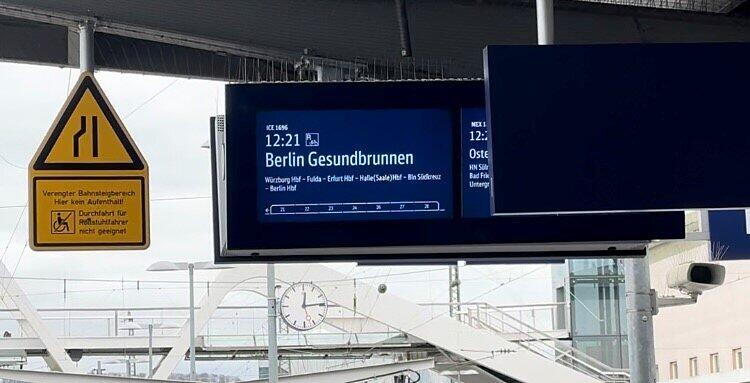 Erstmals in Heilbronn: ICE fährt nach Berlin