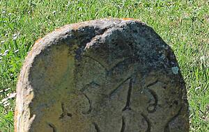 Der &auml;lteste dokumentierte Stein wurde 1515 angefertigt und 1796 versetzt.