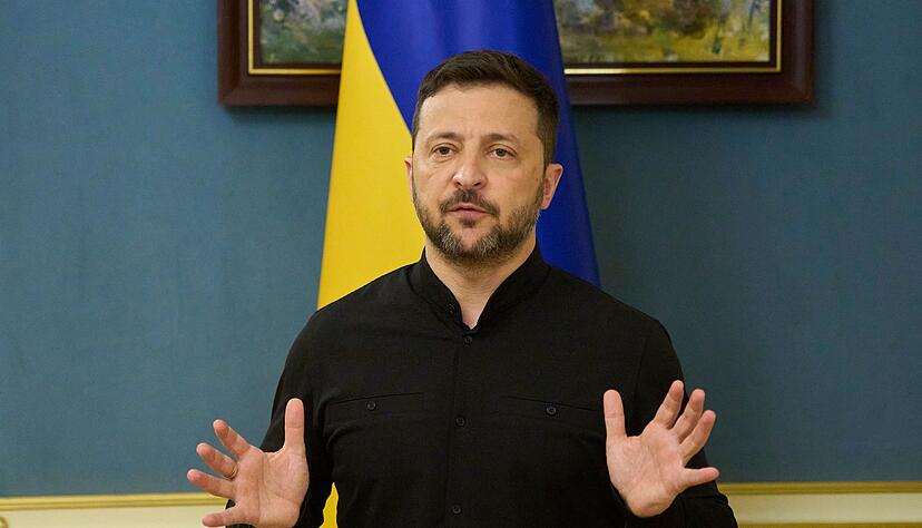 Selenskyj setzt auf die USA als Motor in m&ouml;glichen Friedensverhandlungen.