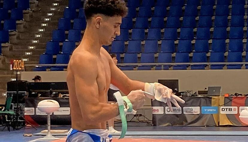 Milan Hosseini startet für die TG Böckingen. Milan Hosseini startet für die TG Böckingen.