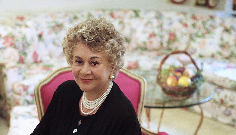 Machte spät in Hollywood Karriere: Joan Plowright Machte spät in Hollywood Karriere: Joan Plowright