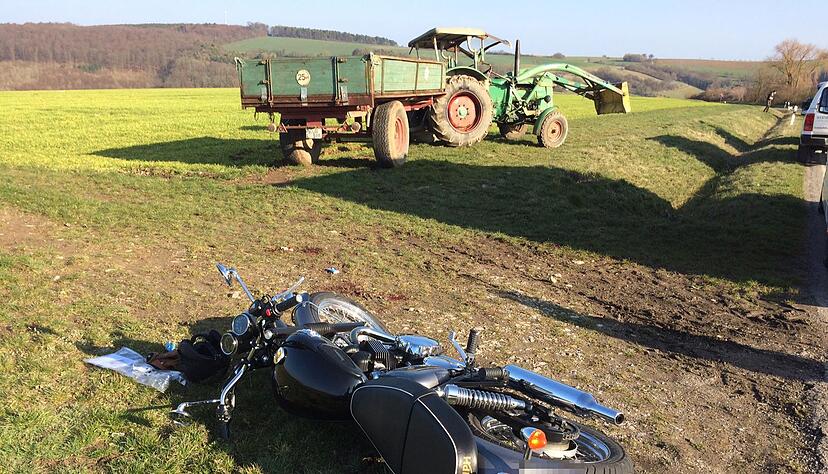 Motorradunfall Oberkessach | 26.03.