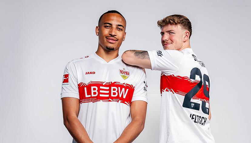 Das neue Heimtrikot des VfB Stuttgart hat den traditionellen Brustring und zeigt Heimatverbundenheit.