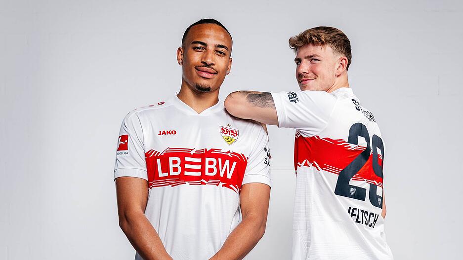 Das neue Heimtrikot des VfB Stuttgart hat den traditionellen Brustring und zeigt Heimatverbundenheit.