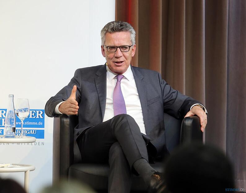 Stimme-Wahlcheck mit Thomas de Maizière | 29.8. Stimme-Wahlcheck mit Thomas de Maizière | 29.8.