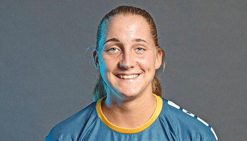 Ab n&auml;chster Saison wieder im Trikot der Sport-Union: Svenja Mann.
Foto: NSU